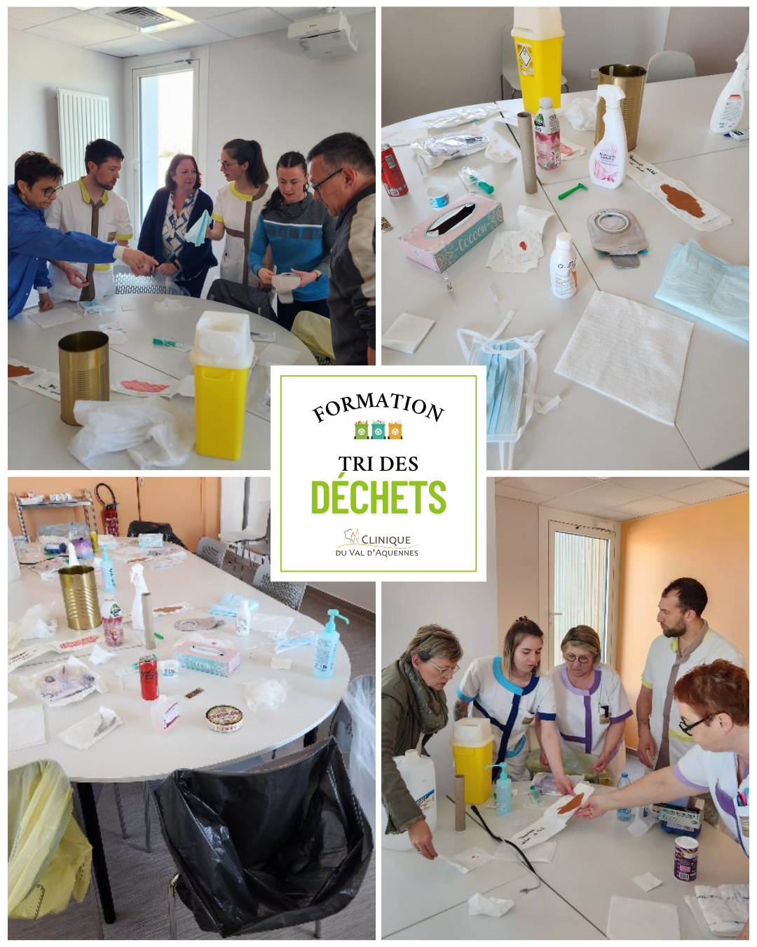 Formation tri des déchets – Clinique du Val d’Aquennes