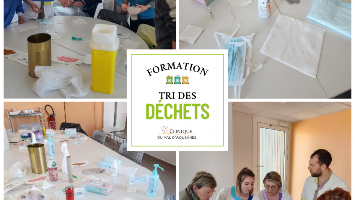 Formation tri des déchets – Clinique du Val d’Aquennes