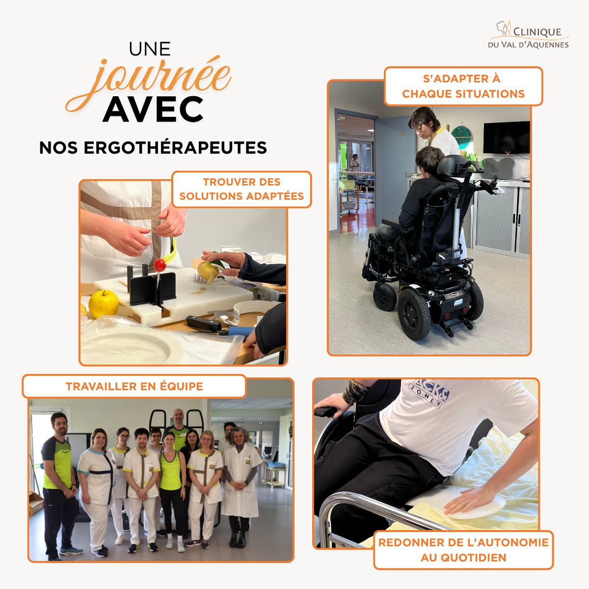 Une journee avec nos ergotherapeutes